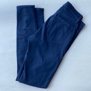 Gap Navy Blue True Skinny High Rise Sz 27 Regular